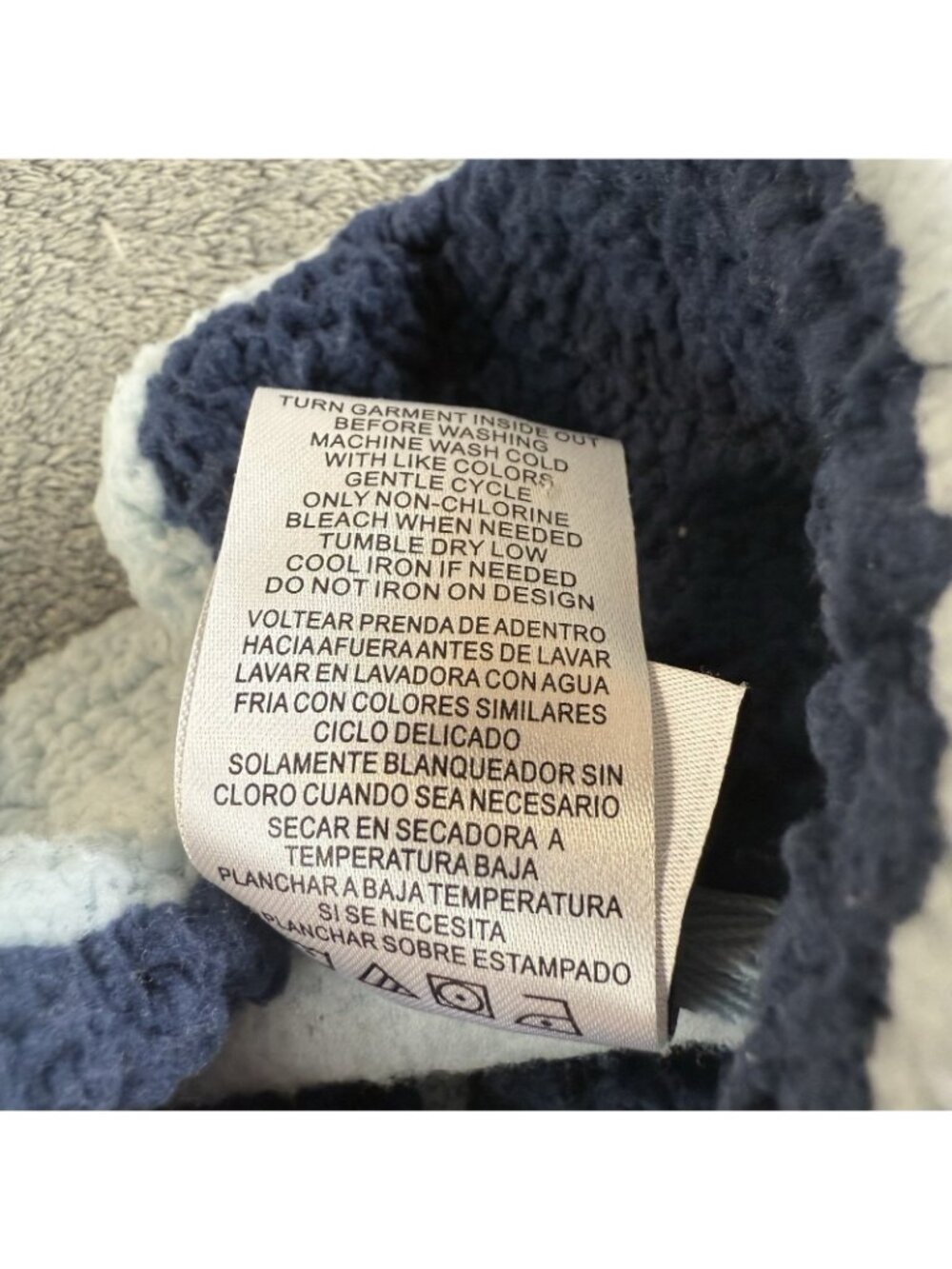 Peanuts Sweatshirt Womens XL Blue Sherpa Fleece Pullover 1/4 Zip Snoopy Ski Cozy - Picture 10 of 14